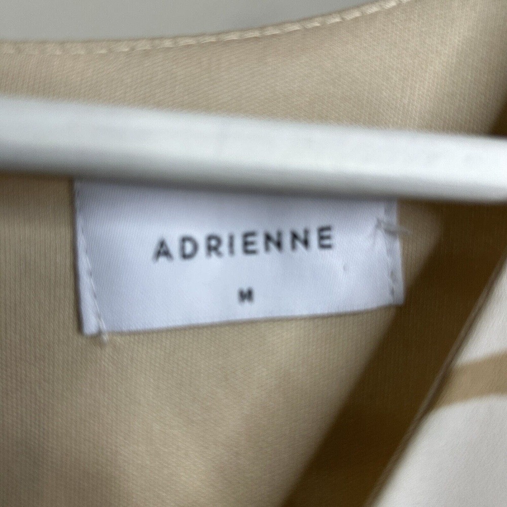 Adrienne Tan and White Zebra Print Tie Elastic Waist Romper M - Picture 10 of 10